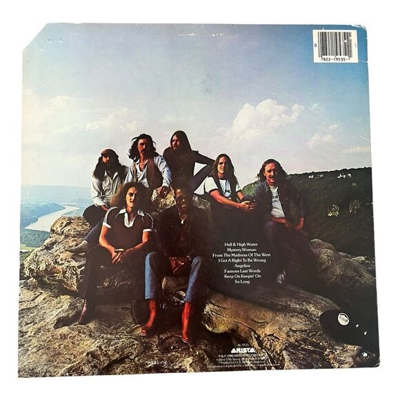 THE ALLMAN BROTHERS BAND REACH FOR THE SKY LP 1980 VINTAGE VINYL RECORD - Picture 3 of 7